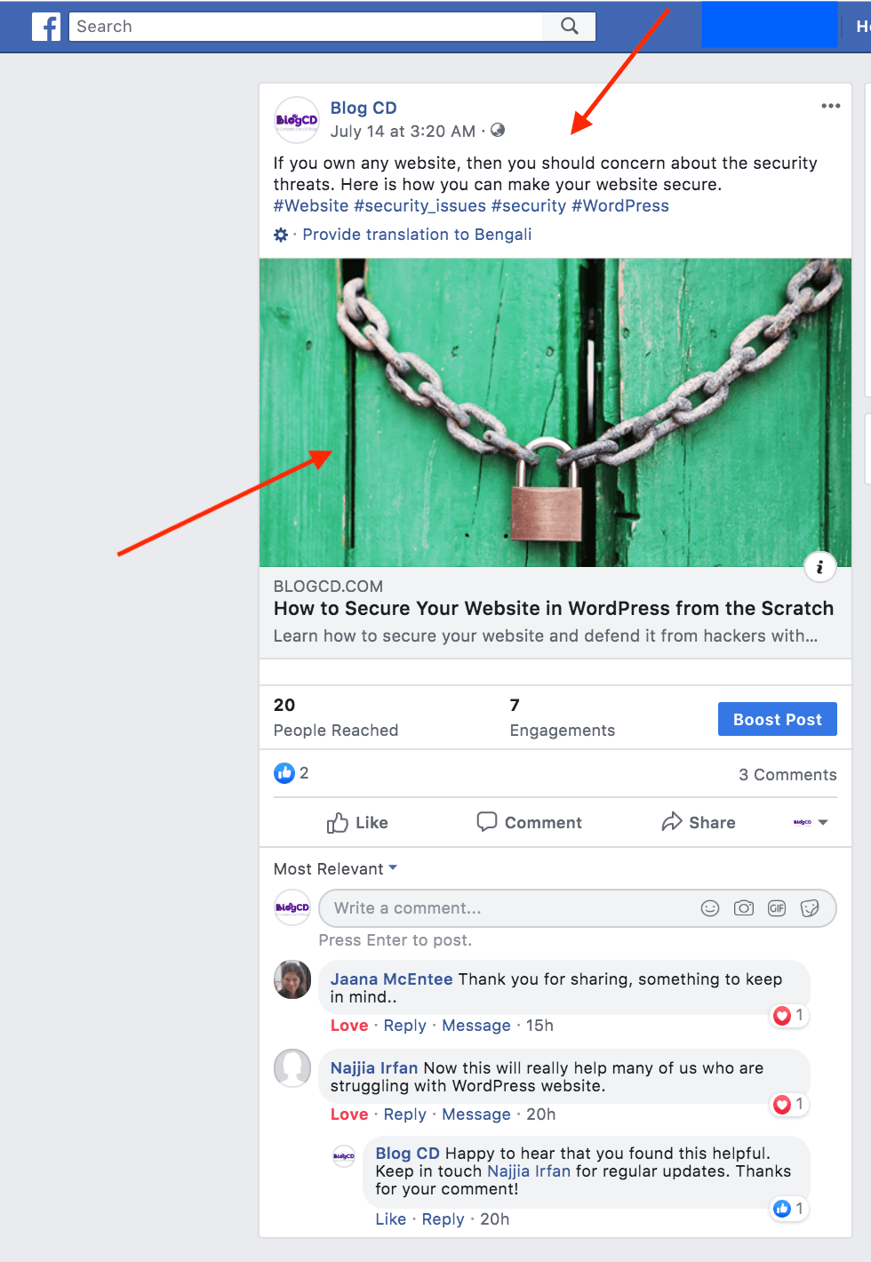 How To Share Your Facebook Post Link URL On Facebook