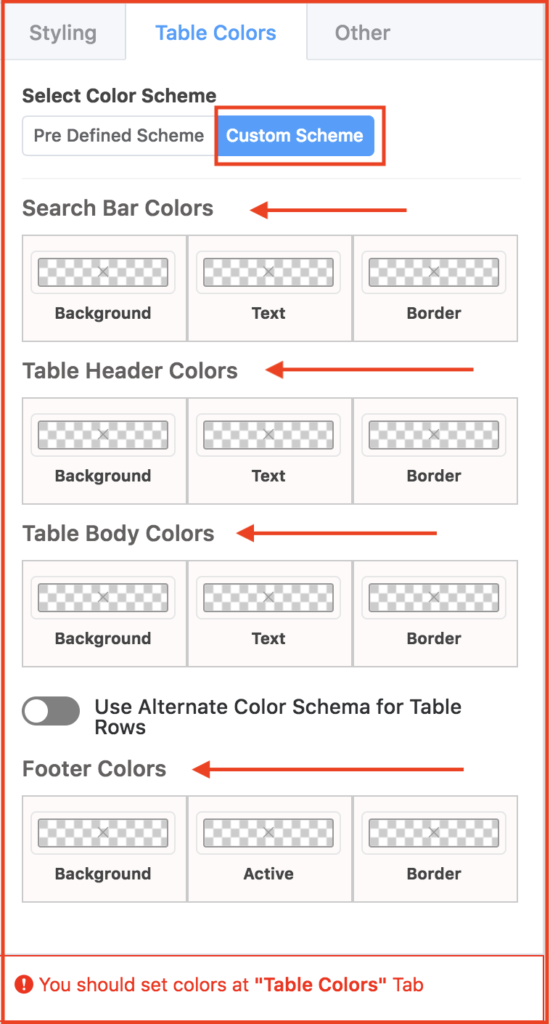 WtodPress table plugin ninja Tables