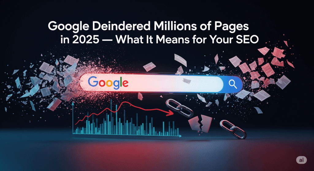 Google Deindexed Millions of Pages in 2025