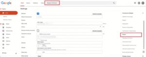 Tame Your Inbox: How to Master Gmail's Multiple Inboxes (with Visual Flair! 😅) 13 A screenshot of the Google account settings page displaying various options and sections with highlighted text.