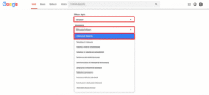 Tame Your Inbox: How to Master Gmail's Multiple Inboxes (with Visual Flair! 😅) 14 Screenshot of Google search page showing input fields and suggested search terms in a dropdown list.
