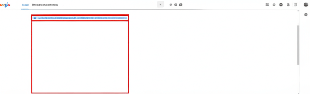 Tame Your Inbox: How to Master Gmail's Multiple Inboxes (with Visual Flair! 😅) 18 Screenshot of a Google Sheets interface with a red-highlighted section and minimal visible content.